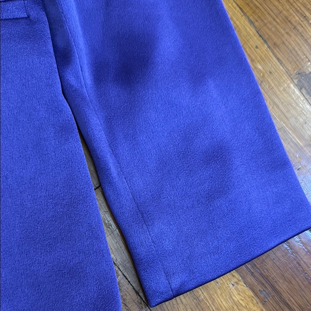 Alice + Olivia Purple Lightweight Jacket with Glossy Sheen - Picture 8 of 10